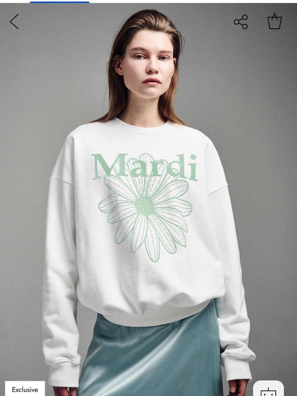 MARDI MERCREDI >
Sweatshirt Flower MARDI - Picture 2 of 10